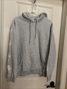 Starfit L Classic lightning bolt Grey Hoodie sweatshirt